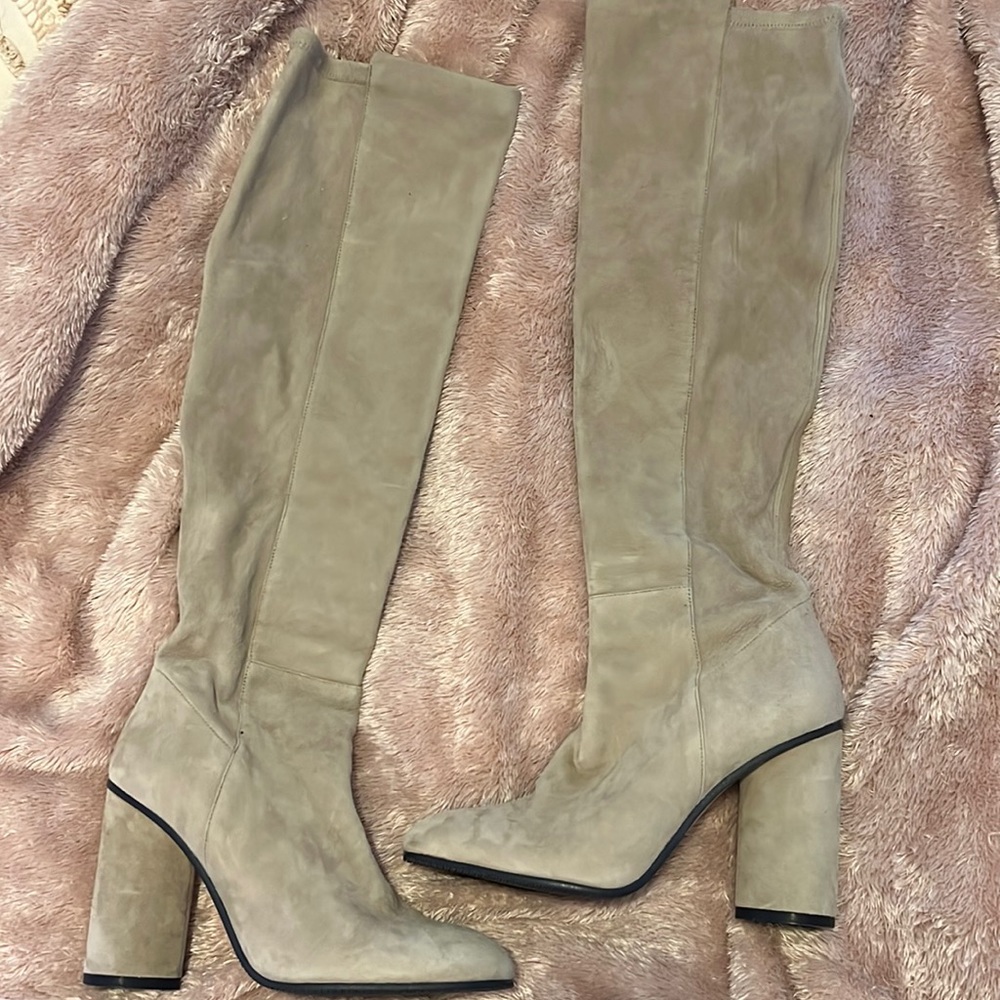 Stuart Weitzman Eloise Over The Knew Boot 75mm